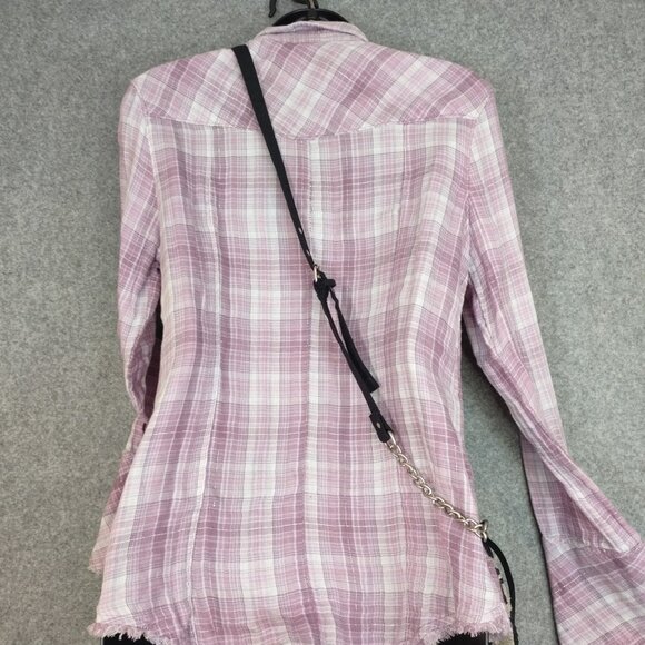 American Eagle Out Bag S Crossbody Boho Aztec Leather Canvas Festival Western - Picture 12 of 16